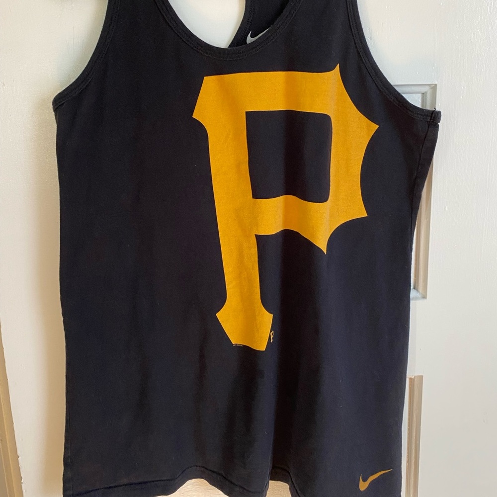 Large Nike racerback Pittsburgh Pirates cotton tank